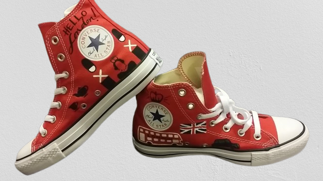 CUSTOM HAND PAINTED SHOES