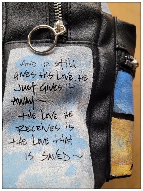 Custom hand painted bags