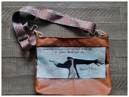 Custom hand painted bags