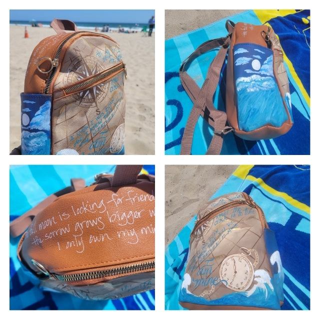 Custom hand painted bags